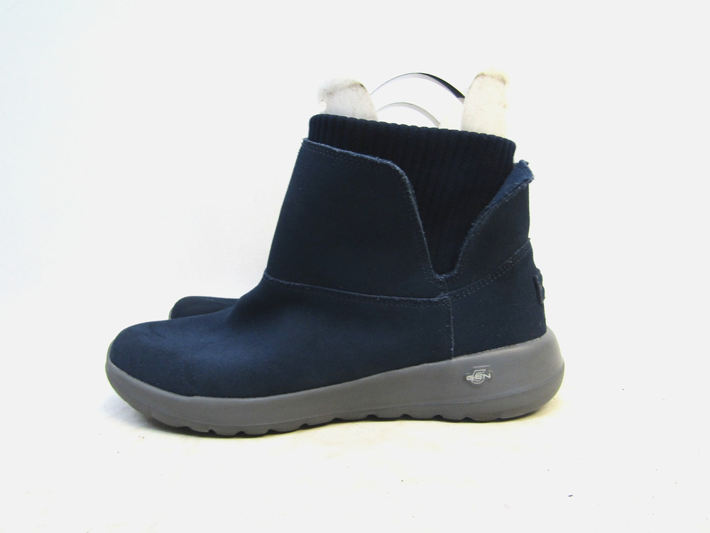 Skechers Womens Size 9 M Blue Suede Fashion Ankle Shoes